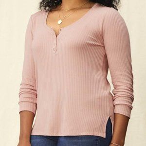 Matilda Jane Ryanne Womens Henley Tee NWT